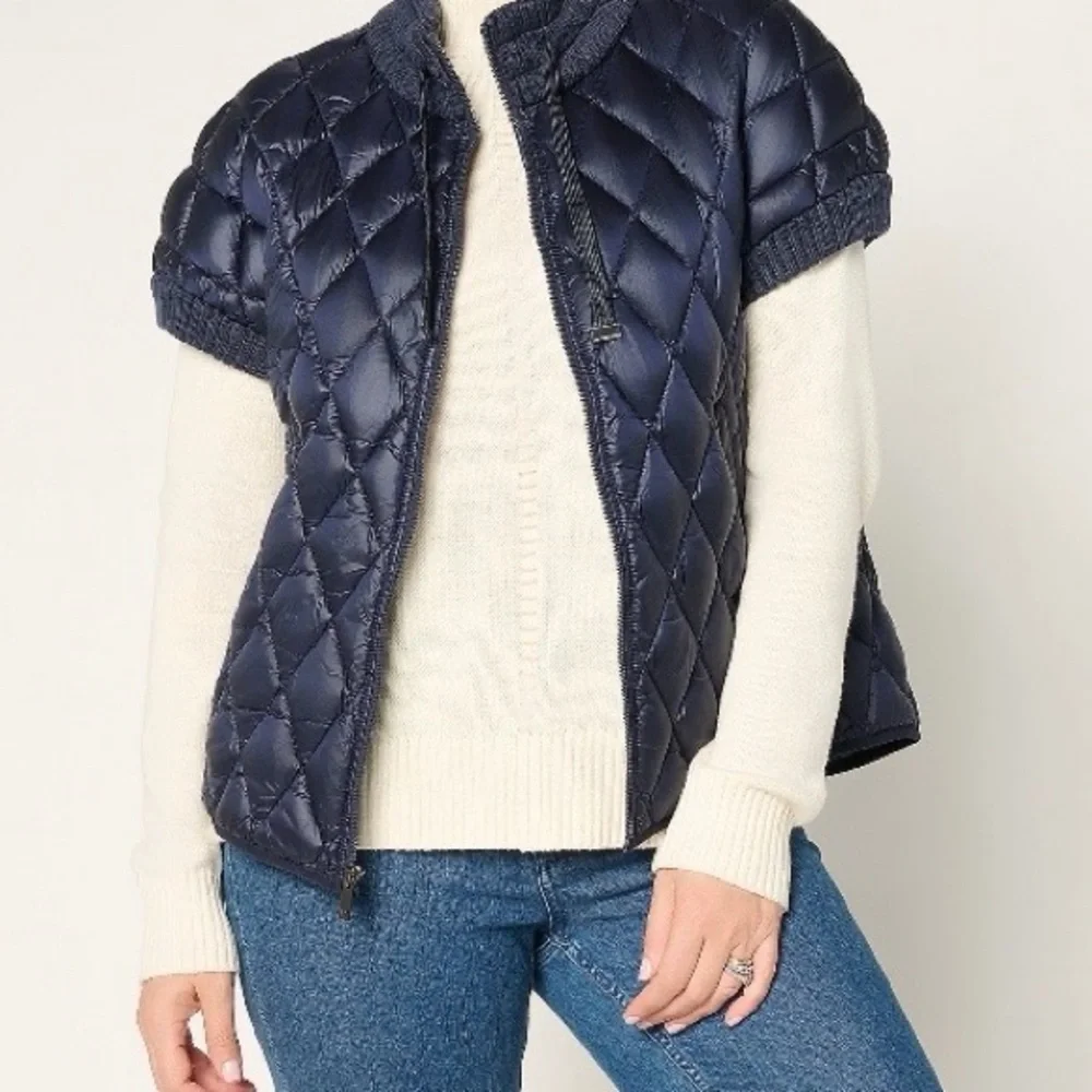 NWOT Martha Stewart Black Quilted Vest-v4